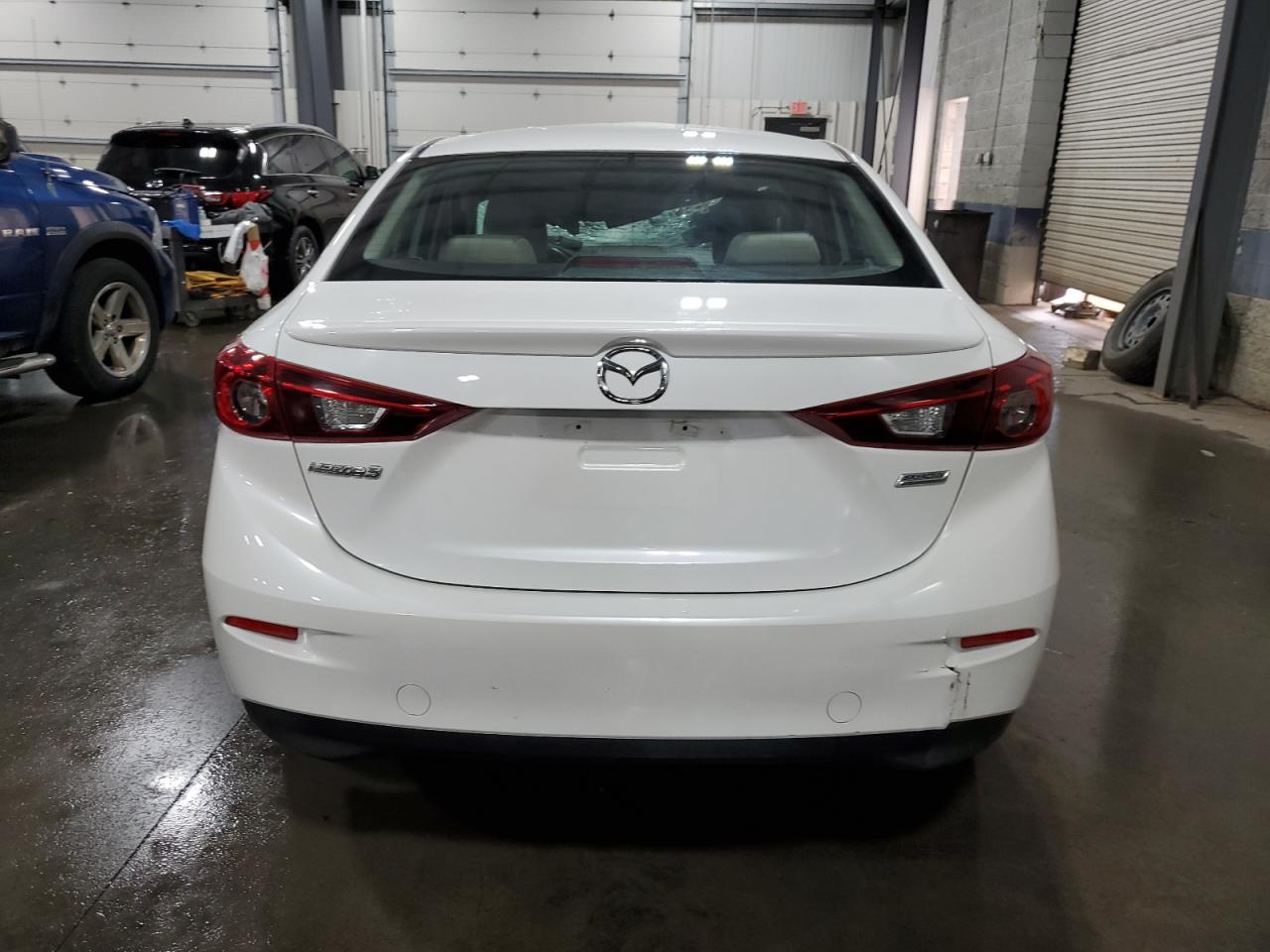2014 Mazda 3 VIN JM1BM1V74E1135010 Copart auction photo, top/roof damage thumbnail 6