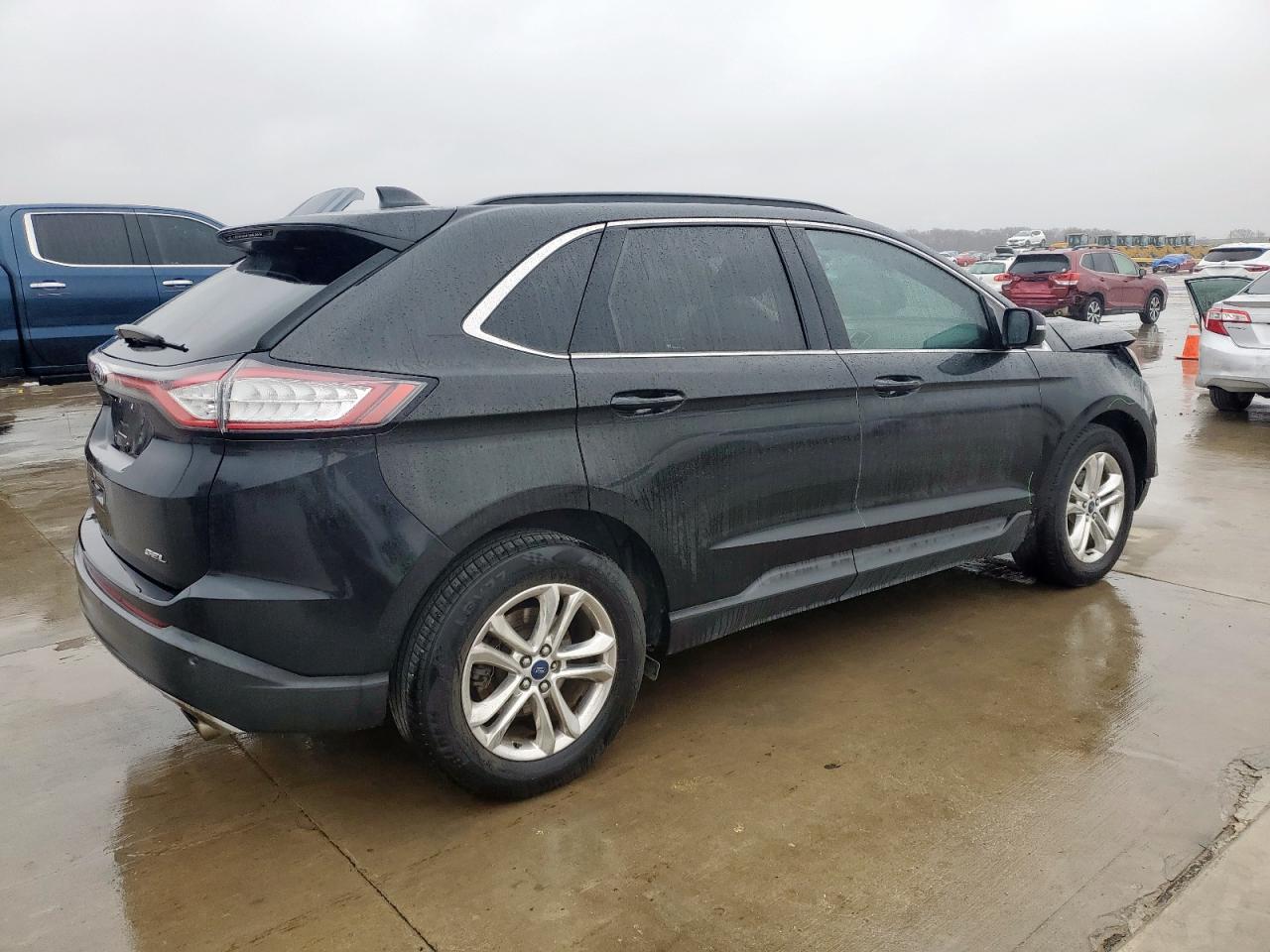 2015 Ford Edge VIN 2FMTK3J80FBB41859 Copart auction photo, front end damage thumbnail 3