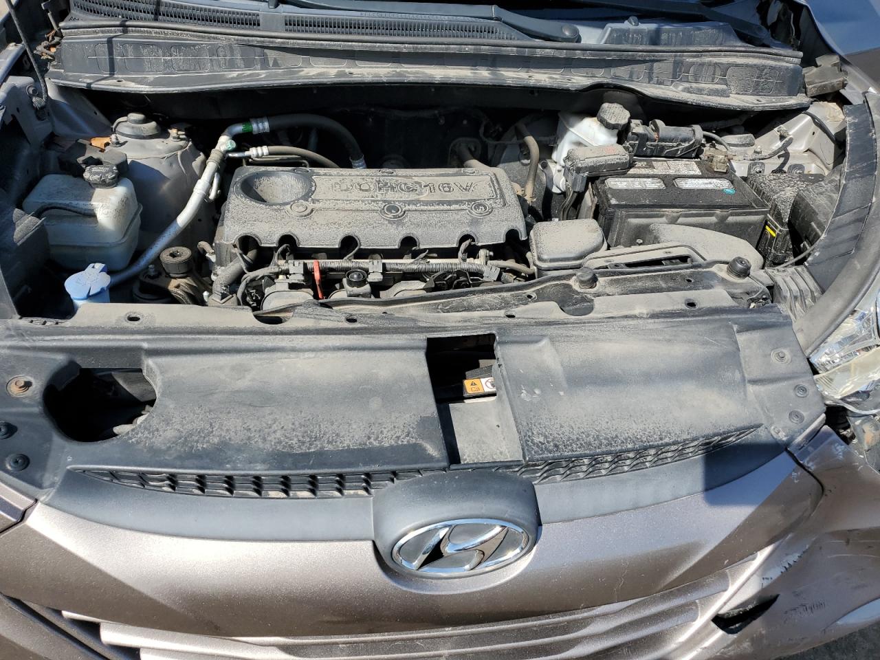 2013 Hyundai Tucson VIN KM8JU3AC6DU685943 Copart auction photo, front end damage thumbnail 11