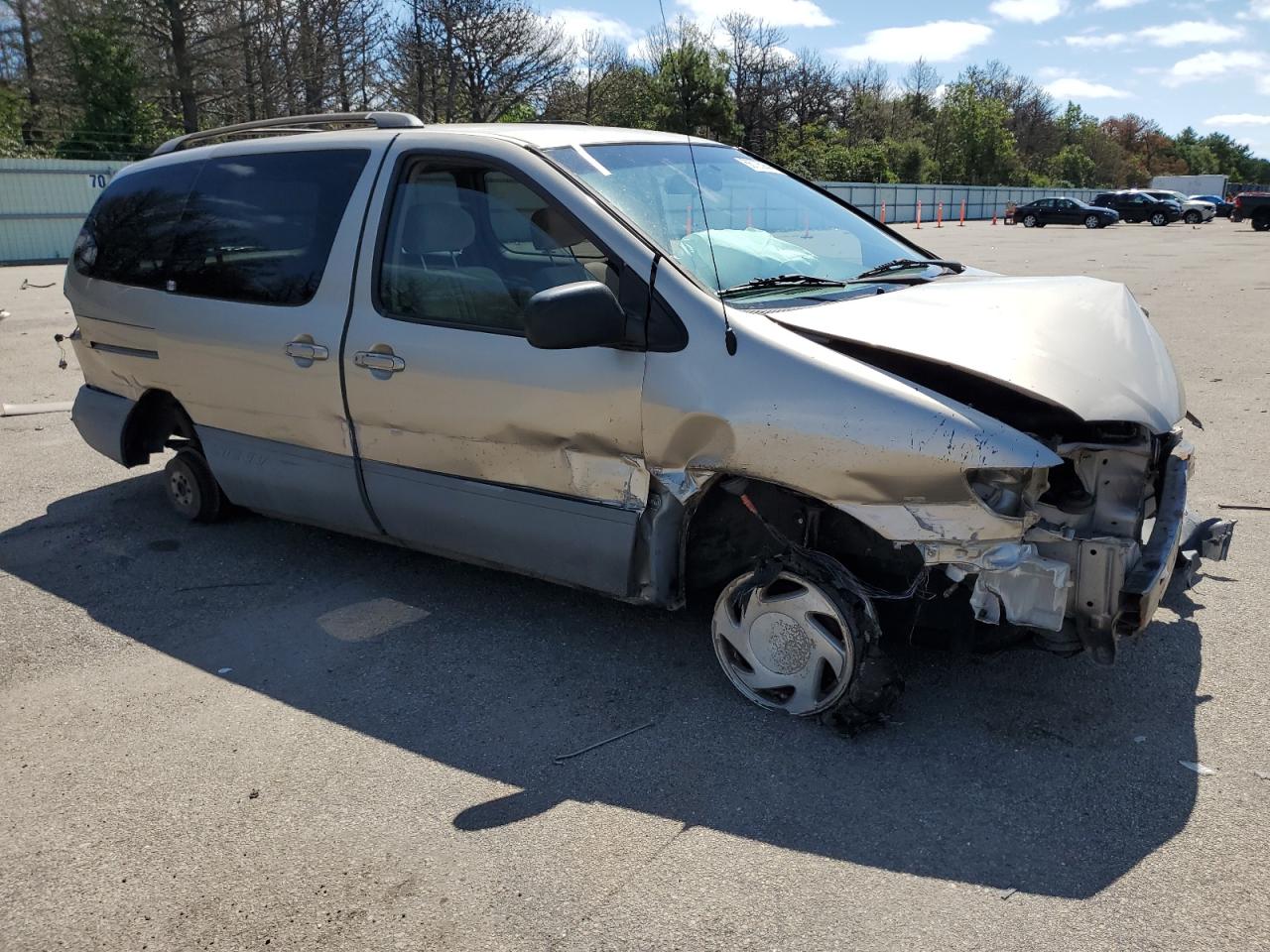 2000 Toyota Sienna VIN 4T3ZF13C2YU306903 Copart auction photo, all over damage thumbnail 4