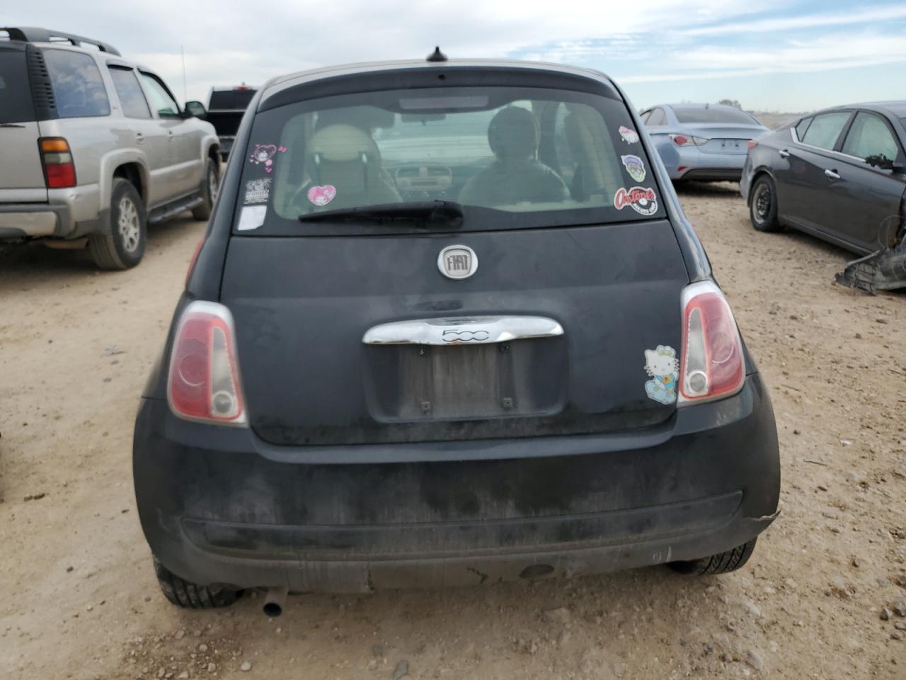 2012 Fiat 500 VIN 3C3CFFAR2CT106229 Copart auction photo, front end damage thumbnail 6