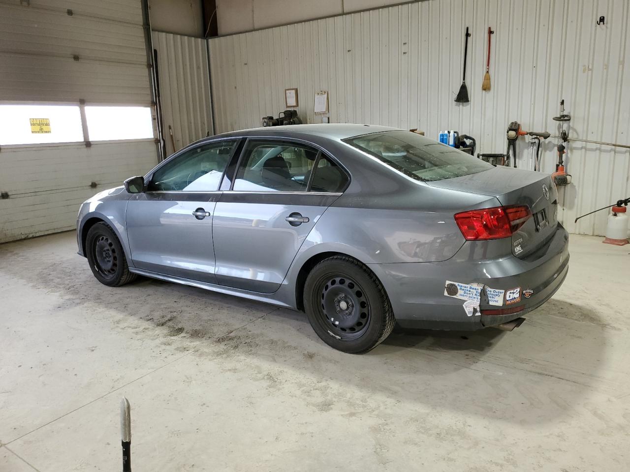 2017 Volkswagen Jetta VIN 3VW167AJ1HM346924 Copart auction photo, side damage thumbnail 2