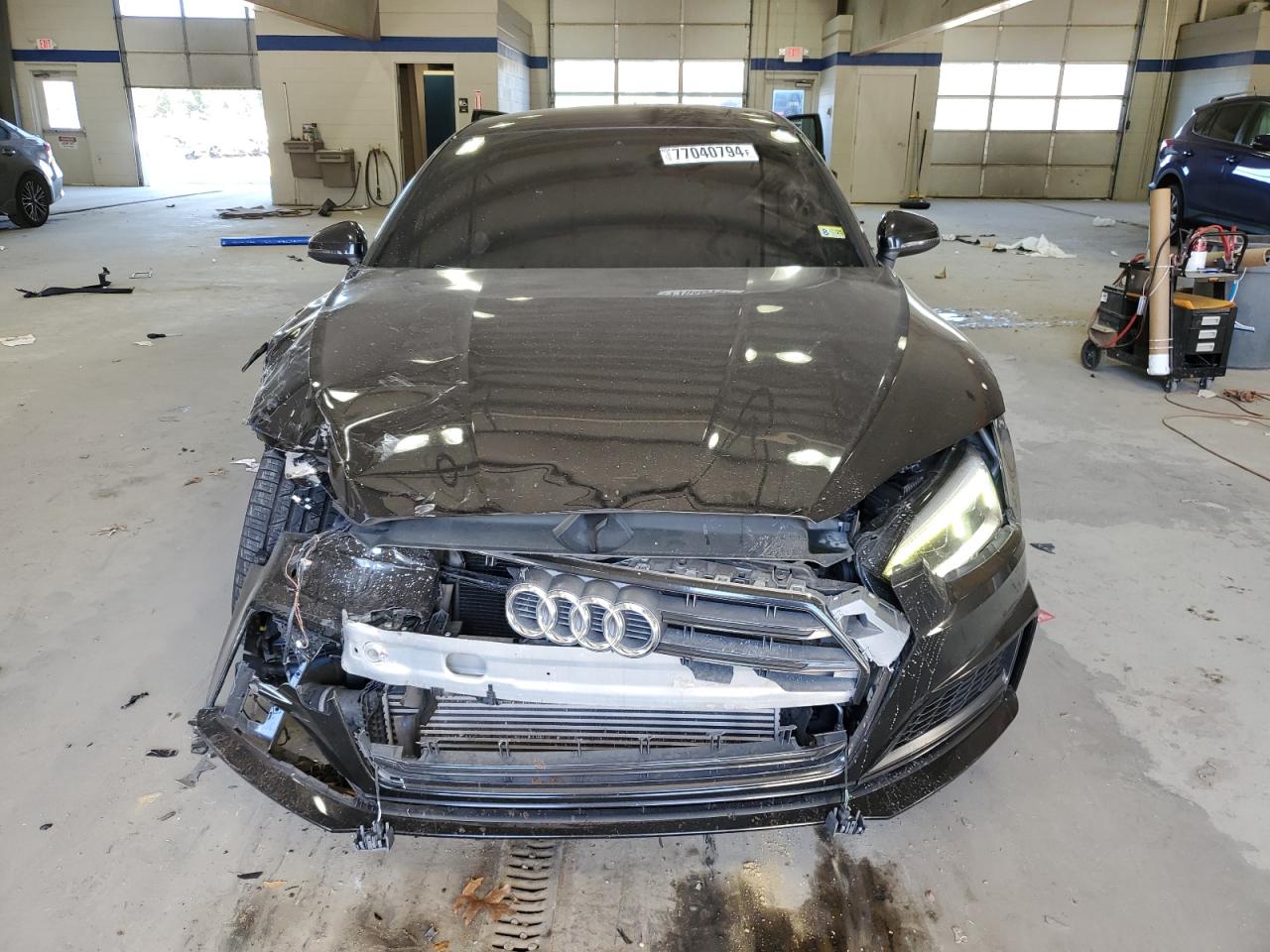 2018 Audi RS5 VIN WAUB4CF59JA061163 Copart auction photo, front end / undercarriage damage thumbnail 5