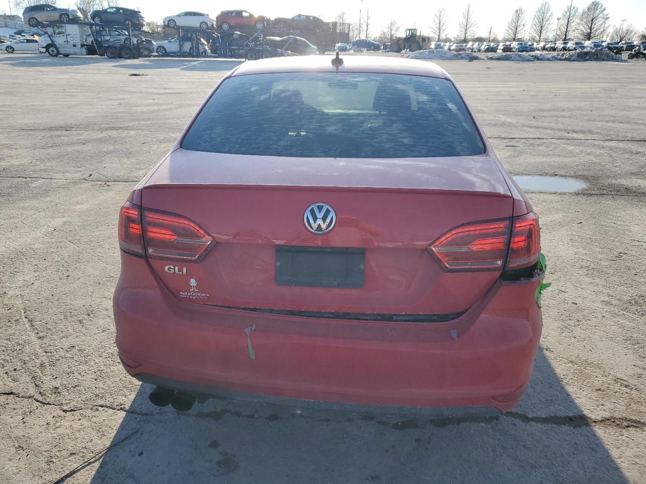 2014 Volkswagen Jetta VIN 3VW4T7AJ5EM272540 Copart auction photo, side / rear end damage thumbnail 6