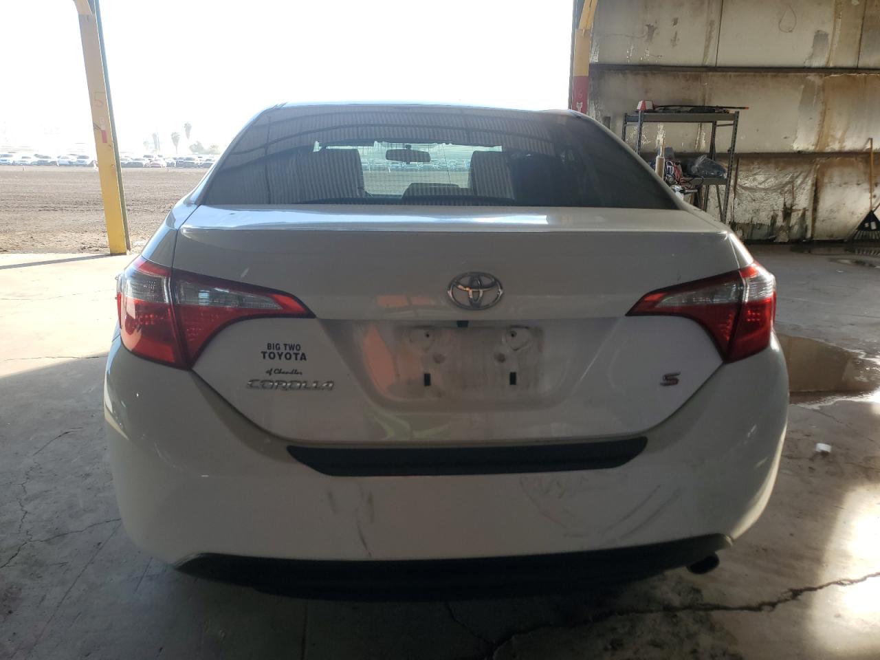 2015 Toyota Corolla VIN 5YFBURHE7FP293069 Copart auction photo, front end damage thumbnail 6