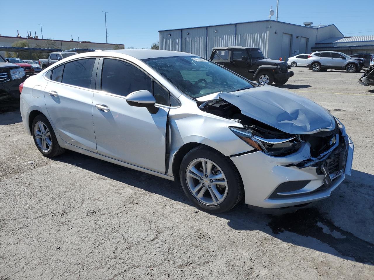 2017 Chevrolet Cruze VIN 1G1BE5SM1H7177529 Copart auction photo, front end damage thumbnail 4