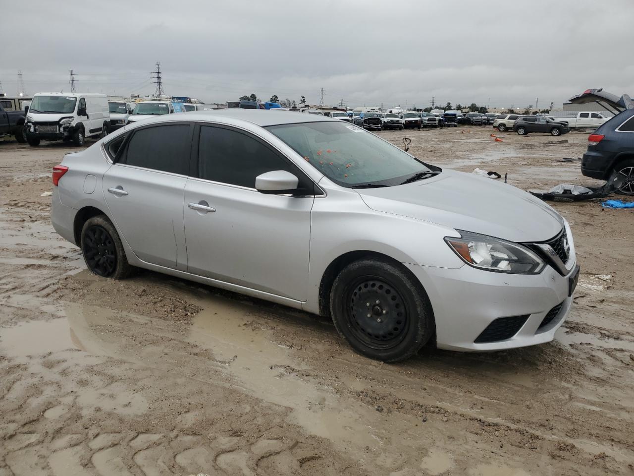 2019 Nissan Sentra VIN 3N1AB7AP5KY354059 Copart auction photo, rear end / minor dent/scratches damage thumbnail 4