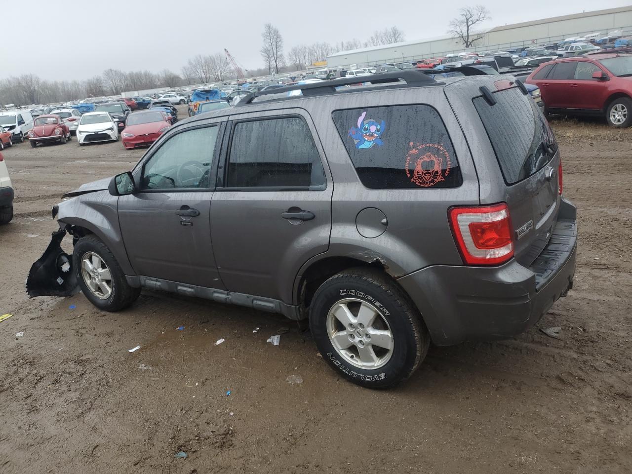 2011 Ford Escape VIN 1FMCU9DG8BKA59233 Copart auction photo, front end damage thumbnail 2