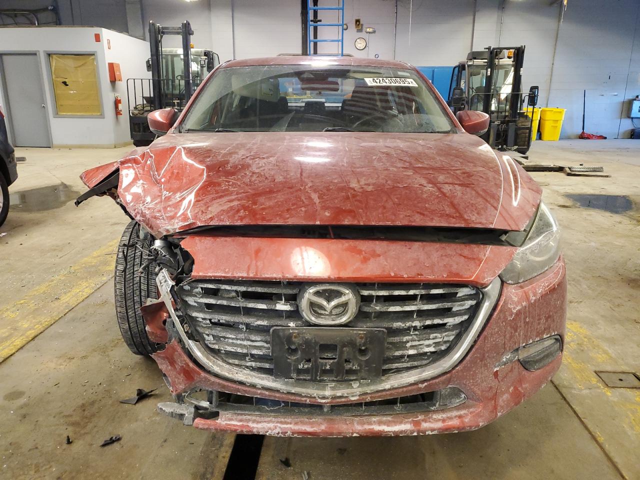 2018 Mazda 3 VIN 3MZBN1U71JM189258 Copart auction photo, front end damage thumbnail 5