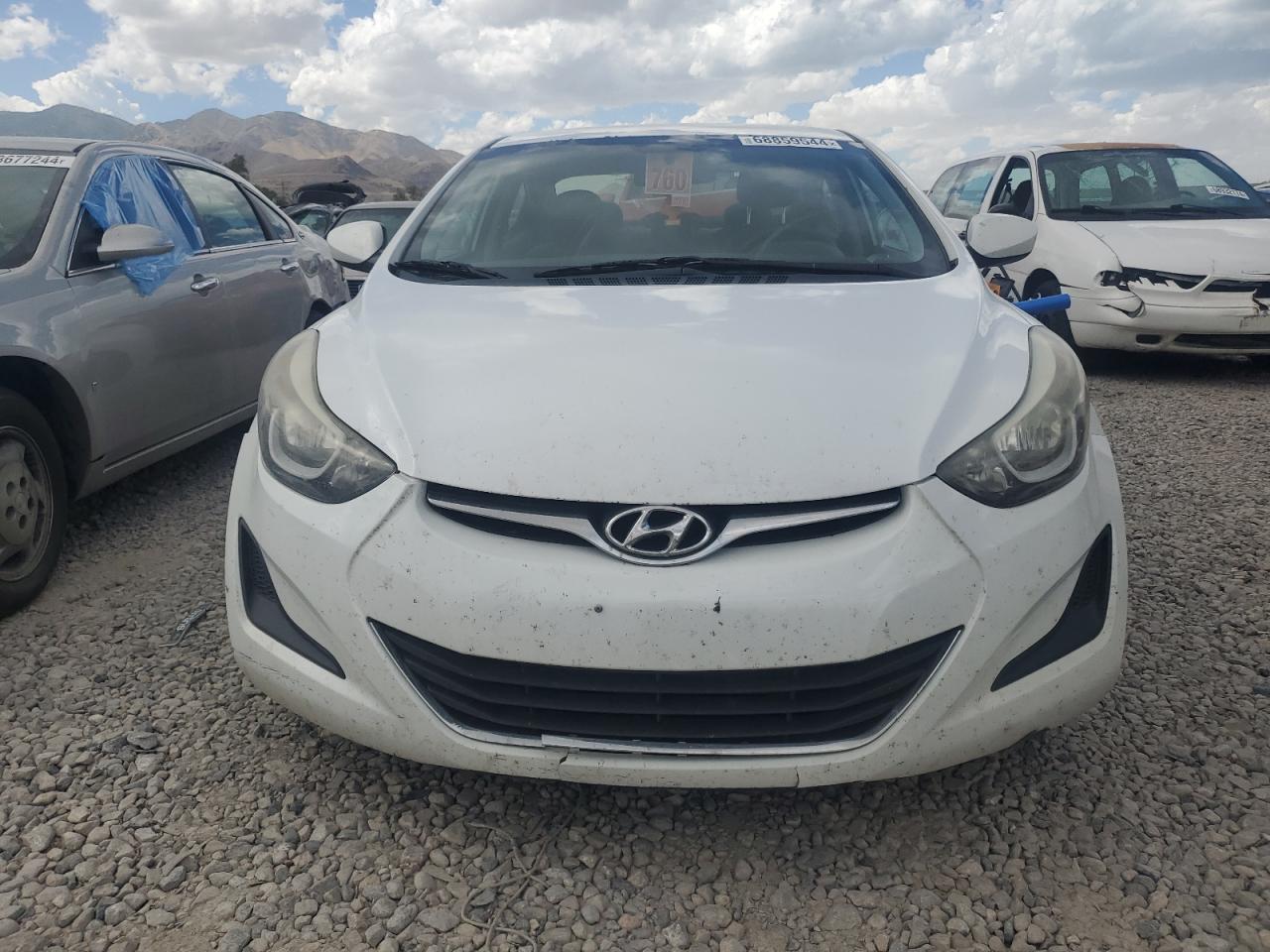 2016 Hyundai Elantra VIN 5NPDH4AE2GH701020 Copart auction photo, water/flood damage thumbnail 5