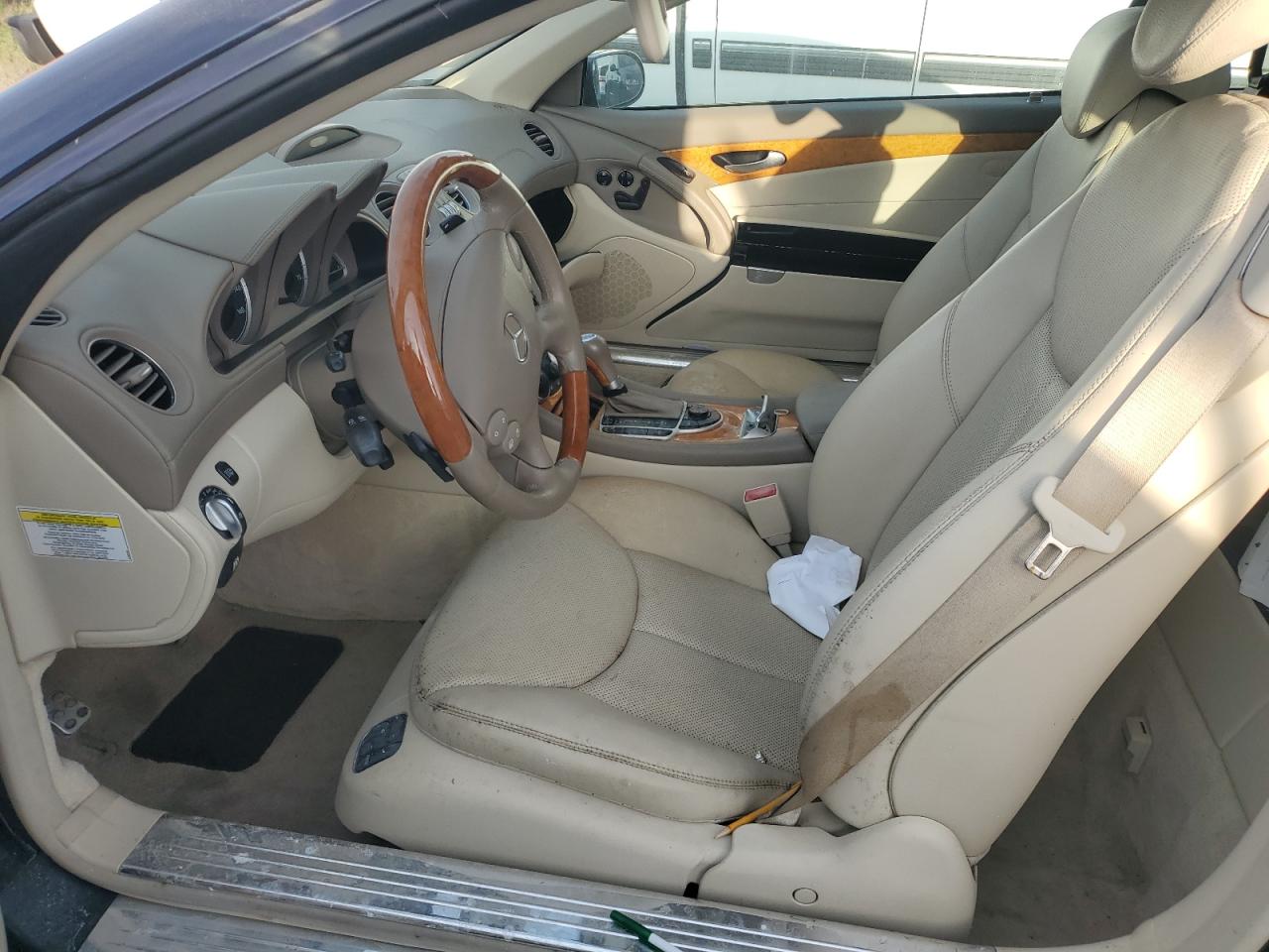 2007 Mercedes-Benz SL-klasse VIN WDBSK71F67F127436 Copart auction photo, water/flood damage thumbnail 7