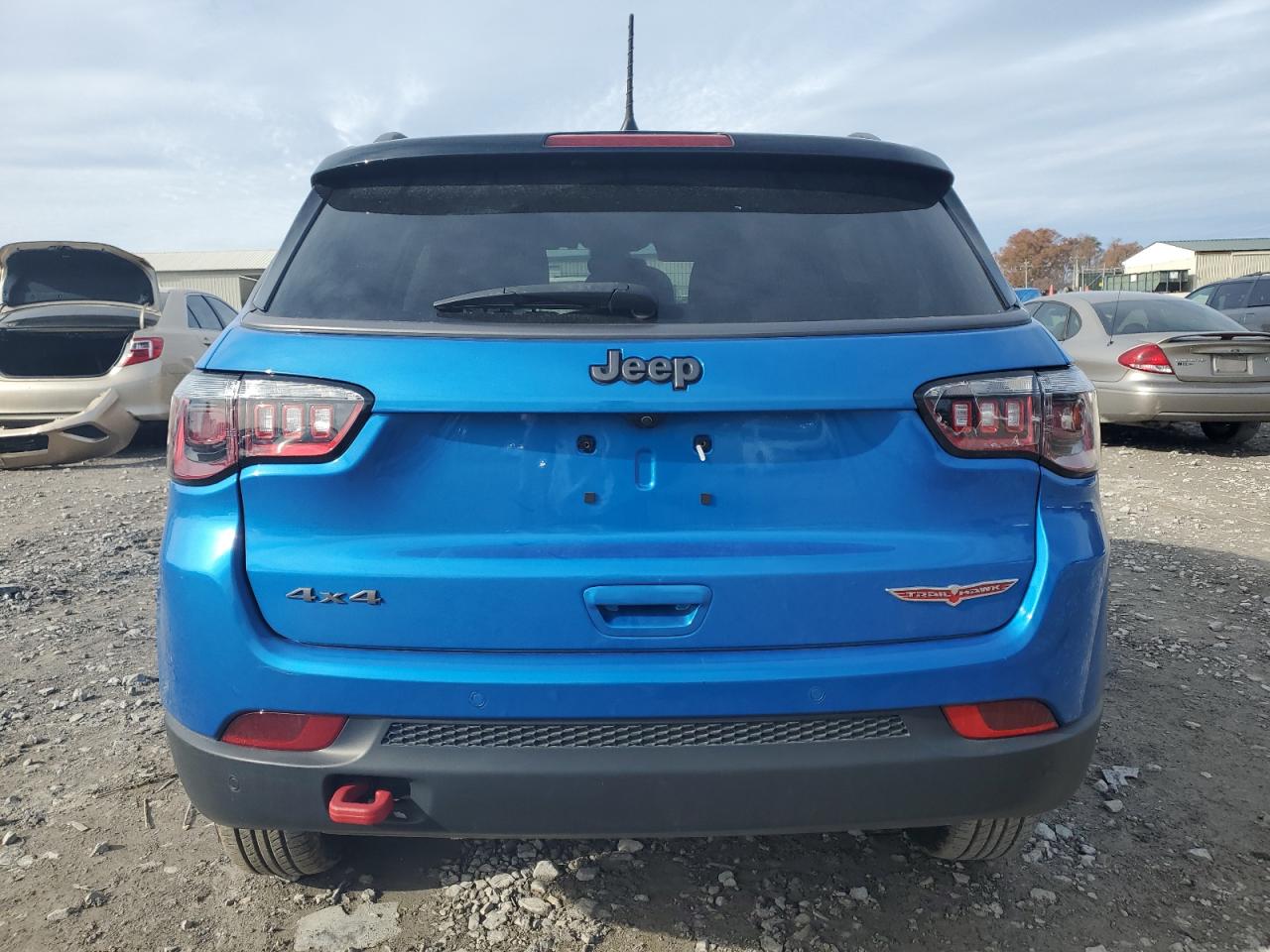 2021 Jeep Compass VIN 3C4NJDDB4MT549182 Copart auction photo, front end damage thumbnail 6