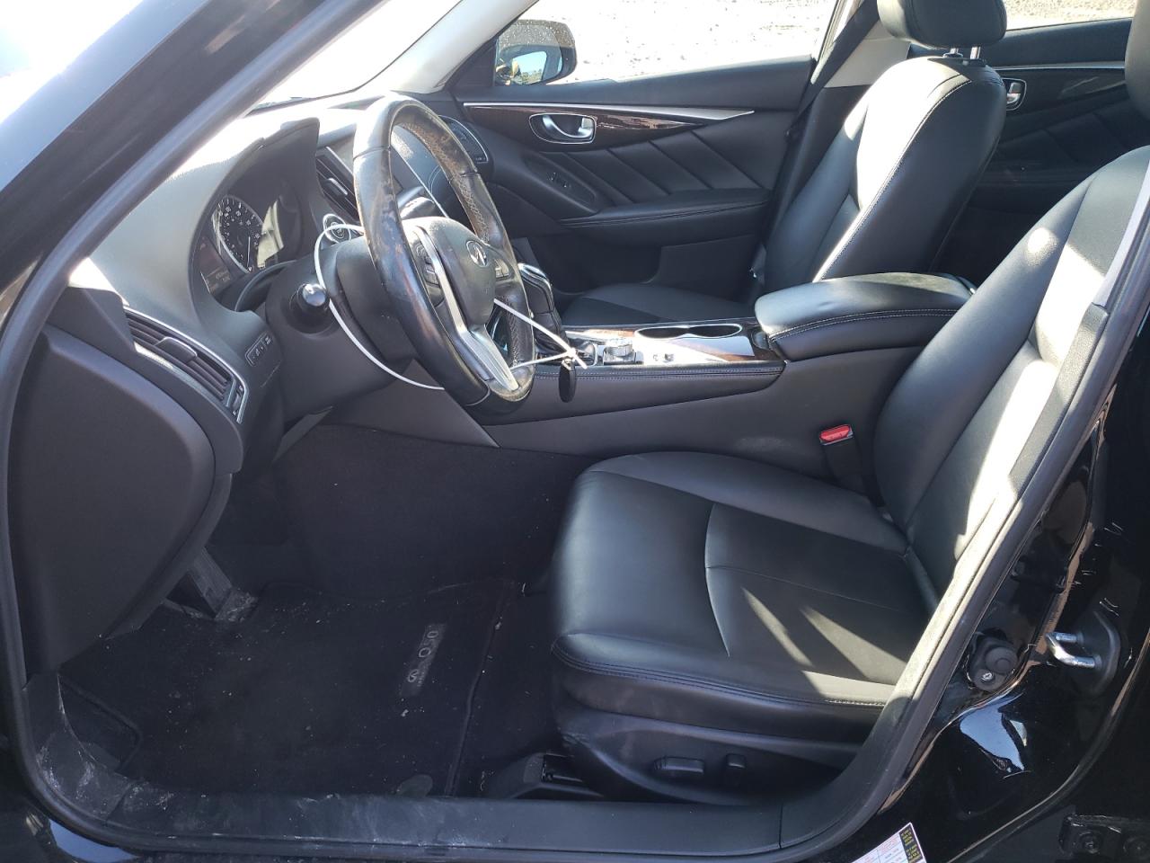 2018 Infiniti Q50 VIN JN1EV7ARXJM435585 Copart auction photo, front end / undercarriage damage thumbnail 7