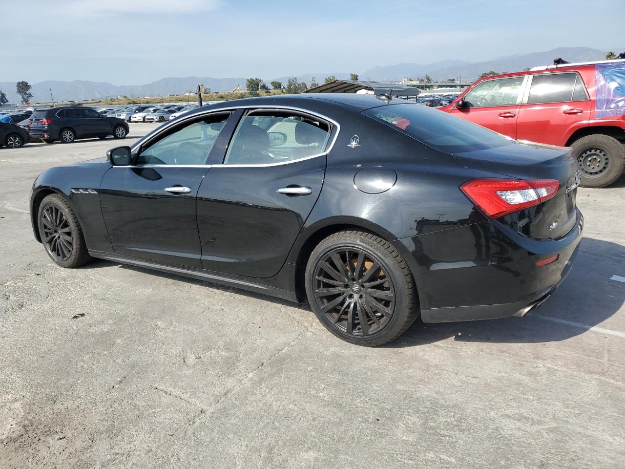 2017 Maserati Ghibli VIN ZAM57XSA1H1233953 Copart auction photo, water/flood damage thumbnail 2