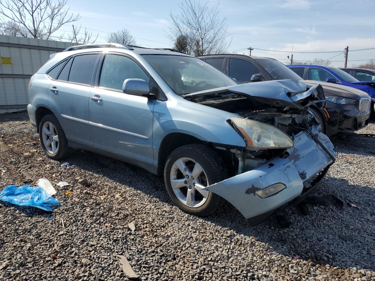 2007 Lexus RX VIN 2T2HK31U47C013622 Copart auction photo, front end damage thumbnail 4
