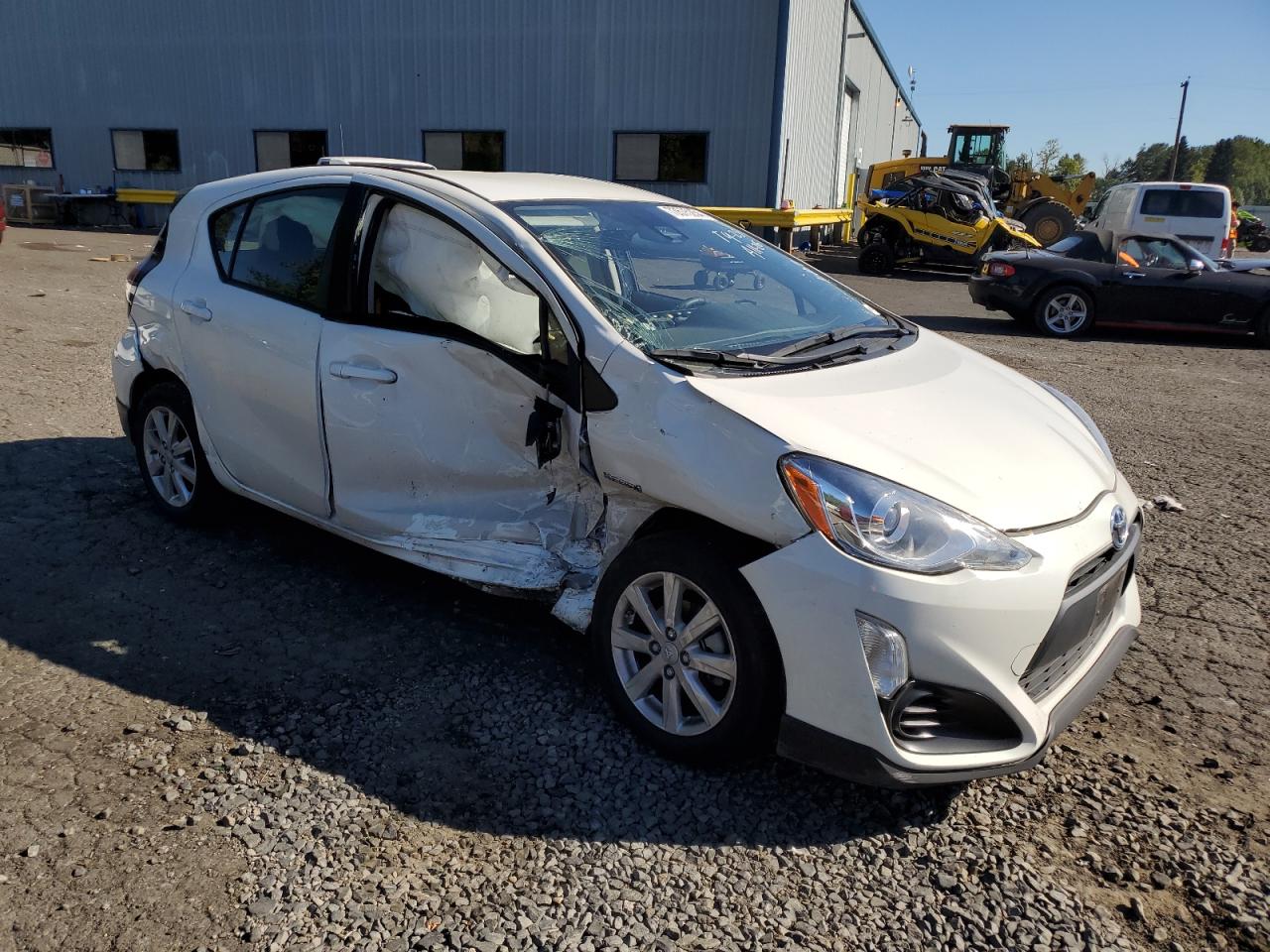 2017 Toyota Prius VIN JTDKDTB34H1591249 Copart auction photo, side / mechanical damage thumbnail 4