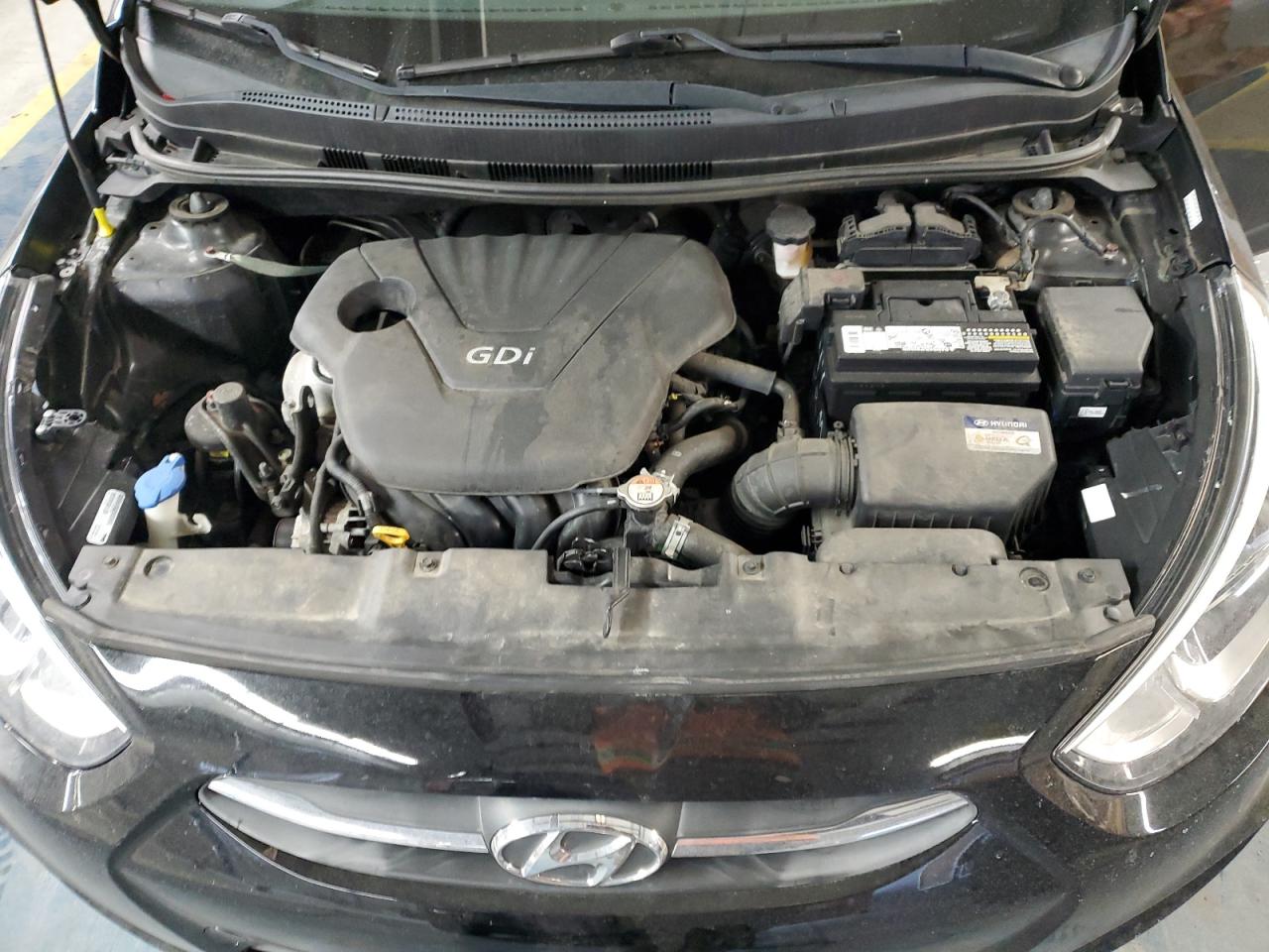 2016 Hyundai Accent VIN KMHCT4AE8GU986043 Copart auction photo, rear end damage thumbnail 12