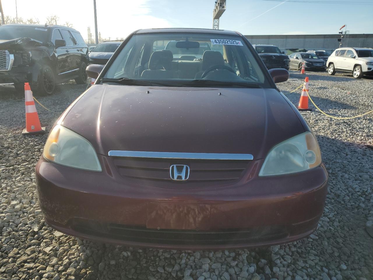 2003 Honda Civic VIN 1HGES26763L026493 Copart auction photo, rear end damage thumbnail 5