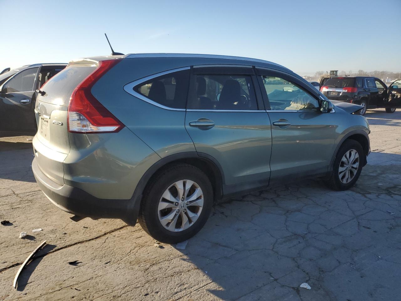 2012 Honda CR-V VIN 2HKRM4H76CH621710 Copart auction photo, front end / minor dent/scratches damage thumbnail 3
