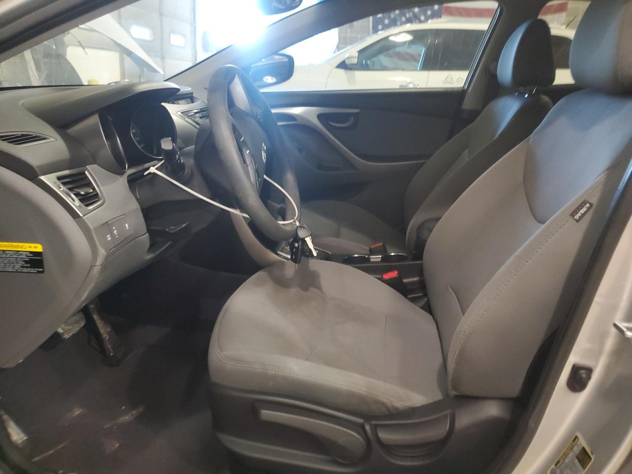 2013 Hyundai Elantra VIN 5NPDH4AE0DH168337 Copart auction photo, front end / side damage thumbnail 7