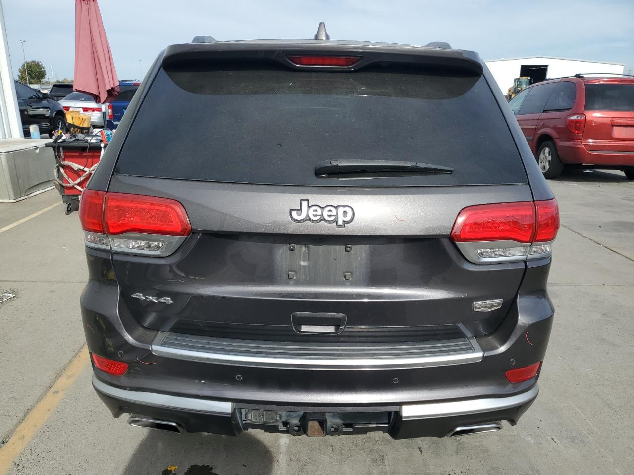 2017 Jeep Grand Cherokee VIN 1C4RJFJT7HC761585 Copart auction photo, front end damage thumbnail 6