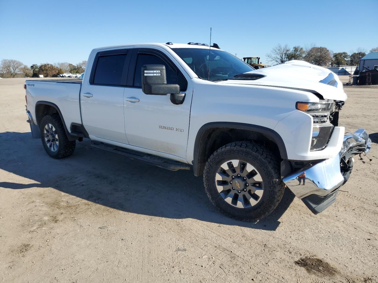 2021 Chevrolet Silverado VIN 1GC1YNE75MF169367 Copart auction photo, front end / side damage thumbnail 4
