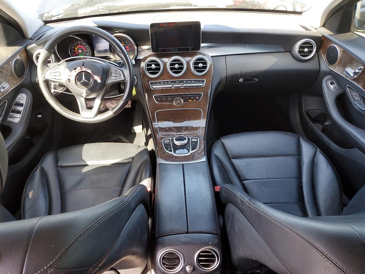 2017 Mercedes-Benz C-klasse VIN 55SWF4JB3HU219997 Copart auction photo, front end damage thumbnail 8