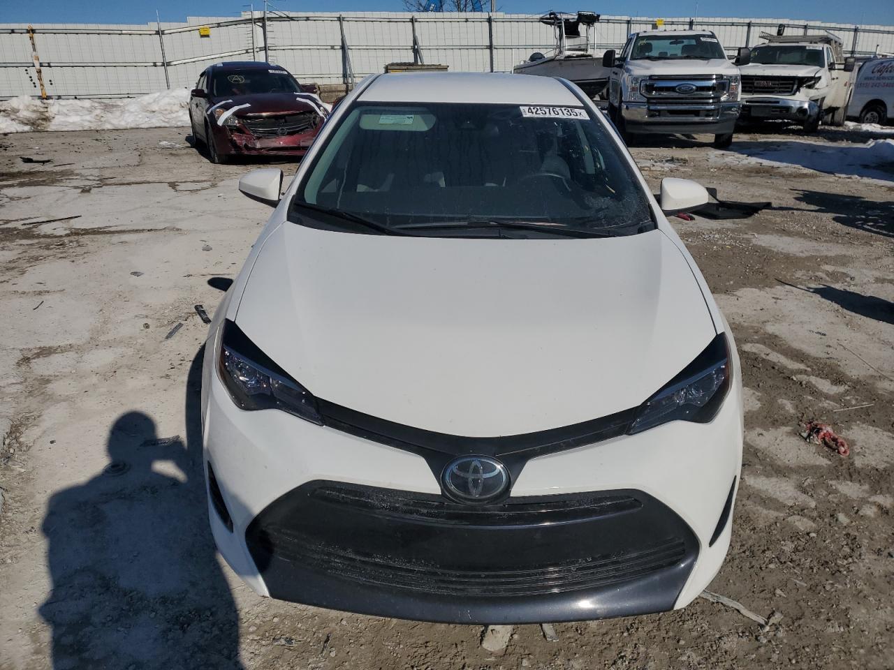 2019 Toyota Corolla VIN 5YFBURHE6KP865825 Copart auction photo, rear end / side damage thumbnail 5