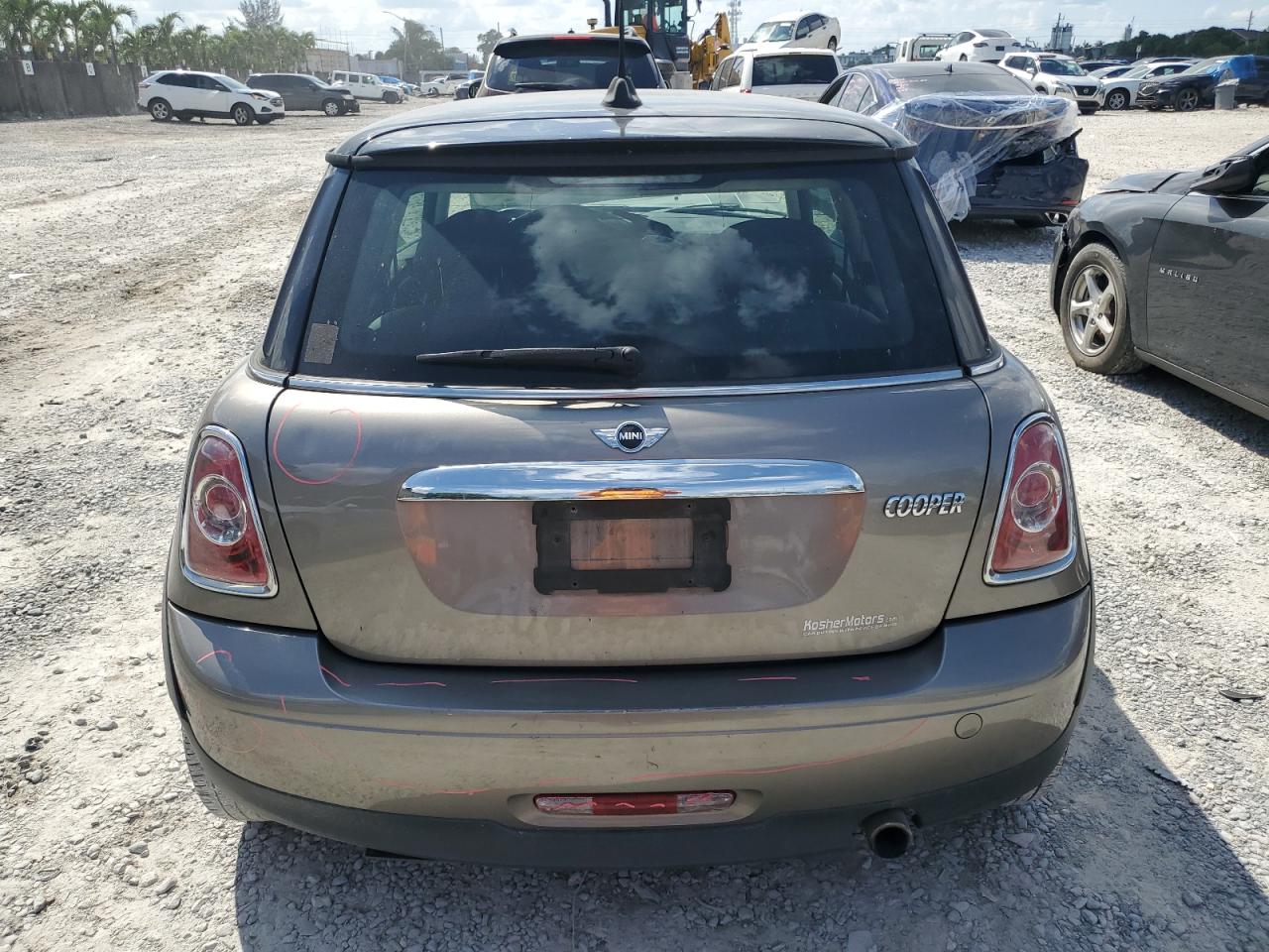 2013 MINI Cooper VIN WMWSU3C55DT691131 Copart auction photo, front end damage thumbnail 6