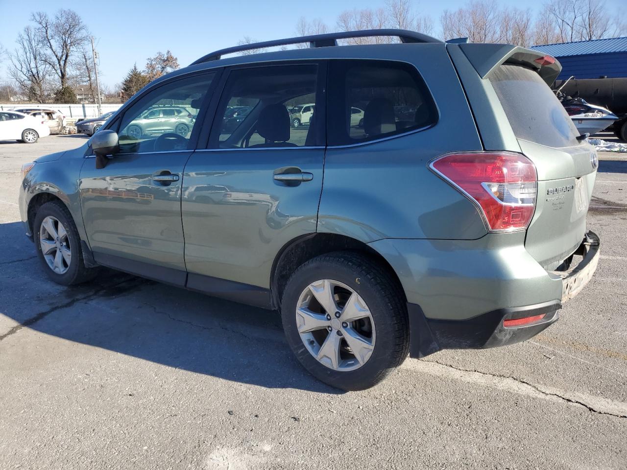2016 Subaru Forester VIN JF2SJAHC7GH524656 Copart auction photo, side / front end damage thumbnail 2