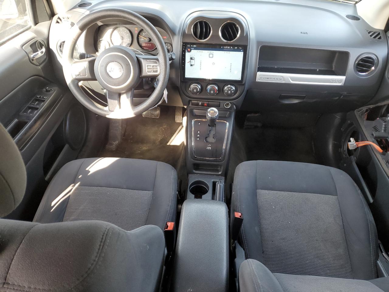 2016 Jeep Compass VIN 1C4NJCBA1GD524349 Copart auction photo, front end / mechanical damage thumbnail 8