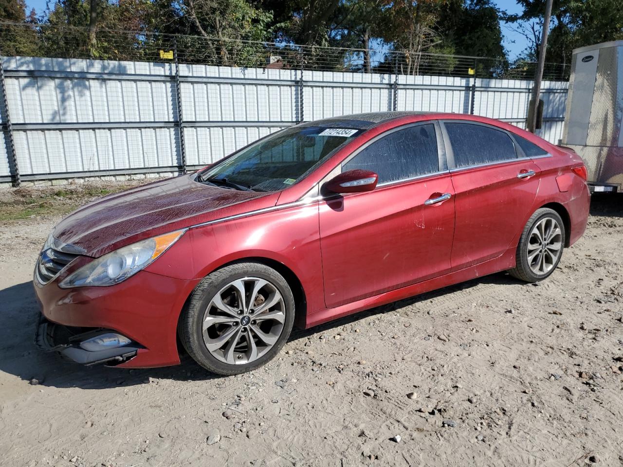 2014 Hyundai Sonata VIN 5NPEC4AB8EH923647
