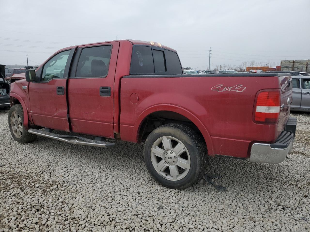 2007 Ford F-150 VIN 1FTPW14V07FB37424 Copart auction photo, front end / side damage thumbnail 2