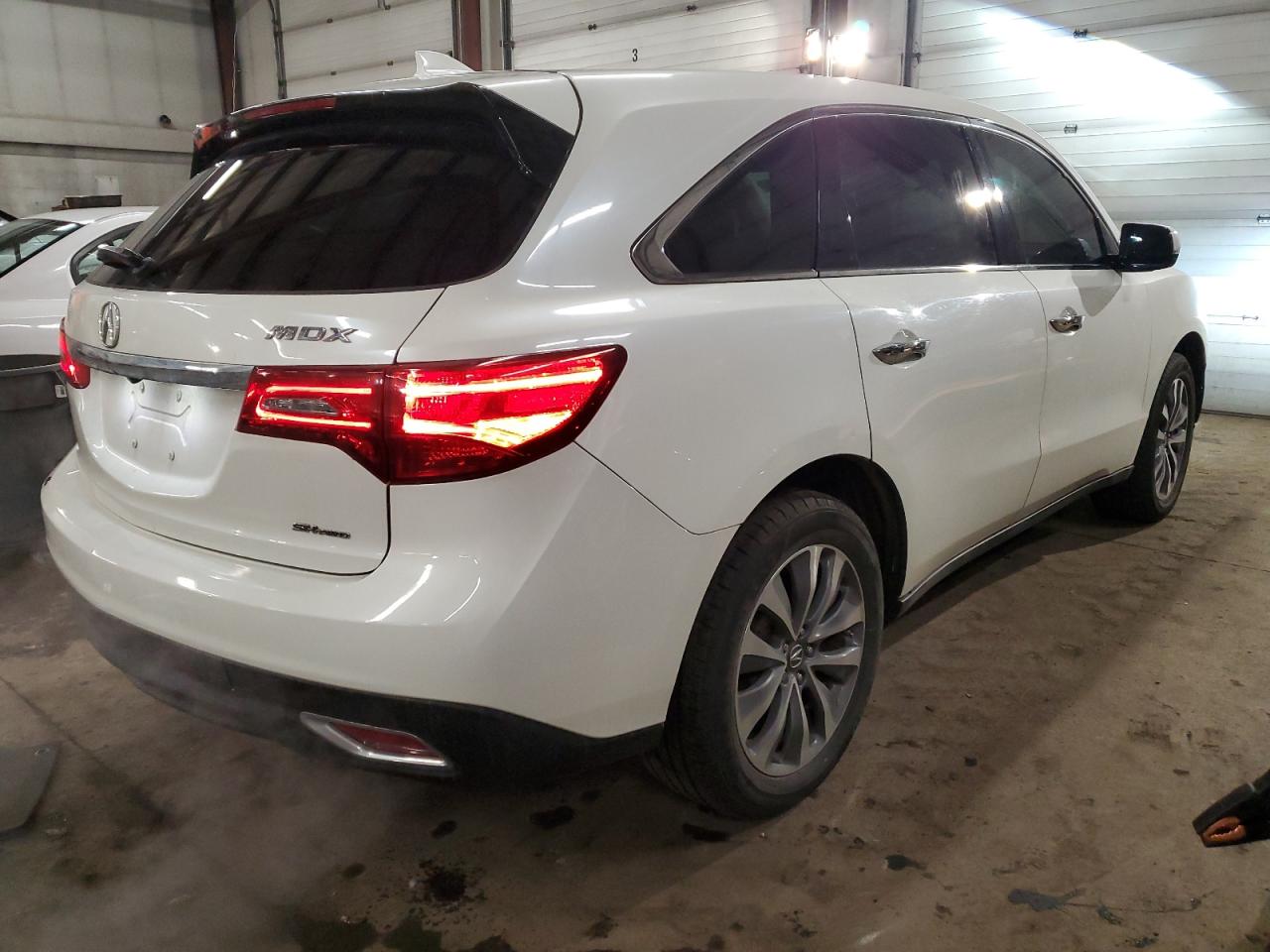 2015 Acura MDX VIN 5FRYD4H4XFB029598 Copart auction photo, front end damage thumbnail 3