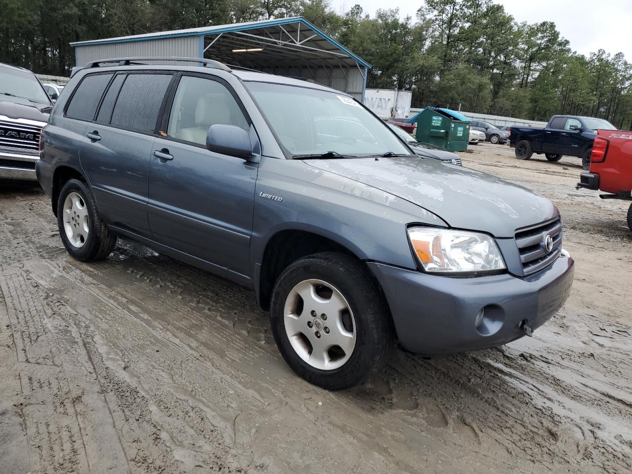 2005 Toyota Highlander VIN JTEDP21AX50058054 Copart auction photo, front end damage thumbnail 4