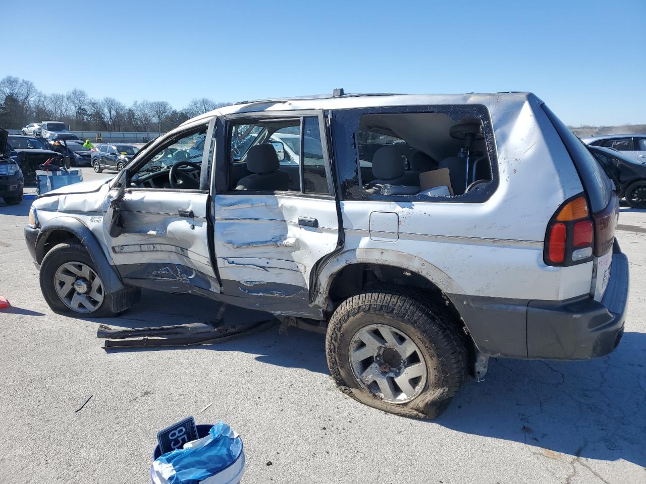2002 Mitsubishi Montero VIN JA4MT31RX2J054985 Copart auction photo, all over damage thumbnail 2