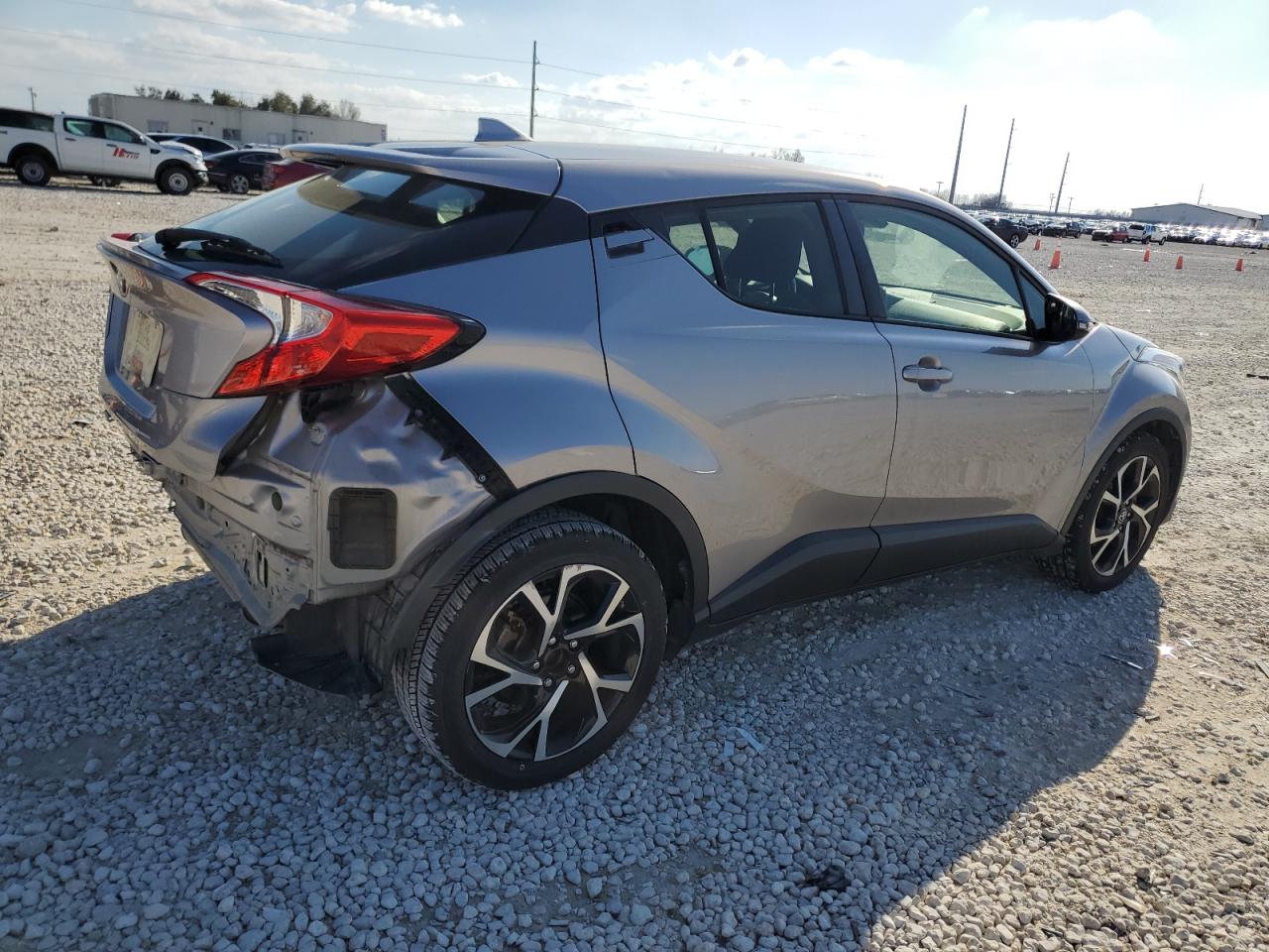 2018 Toyota C-HR VIN JTNKHMBX5J1010081 Copart auction photo, rear end damage thumbnail 3