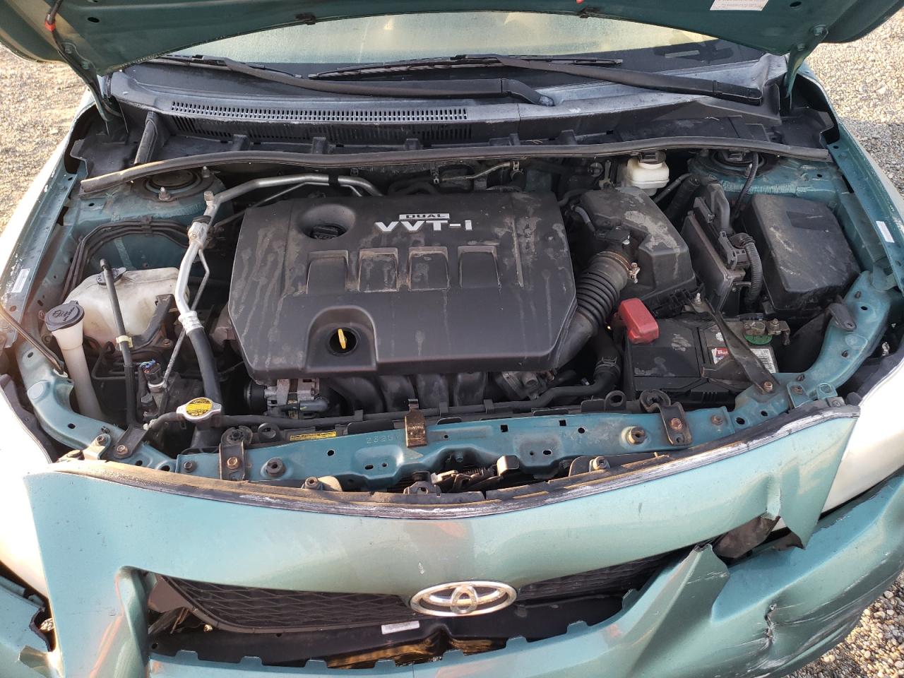 2009 Toyota Corolla VIN 1NXBU40E19Z117751 Copart auction photo, front end damage thumbnail 12