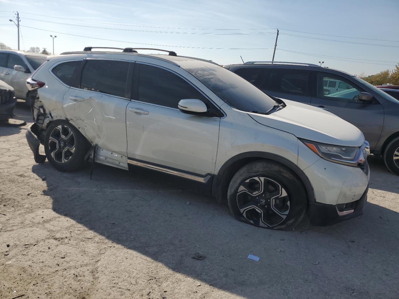 2017 Honda CR-V VIN 5J6RW2H99HL022992 Copart auction photo, rear end / undercarriage damage thumbnail 4