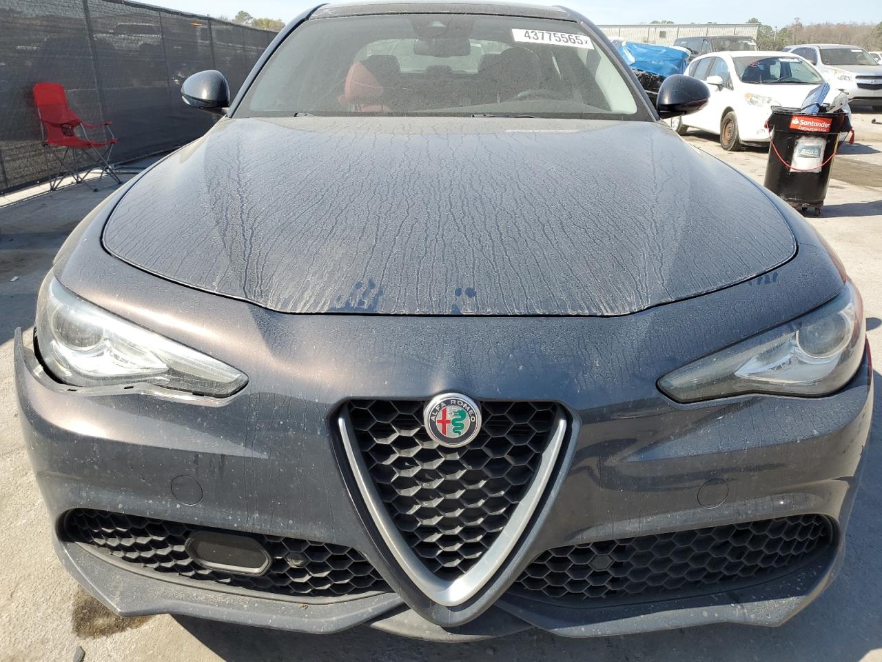 2019 Alfa Romeo Giulia VIN ZARFAMBN1K7600825 Copart auction photo, rear end damage thumbnail 5