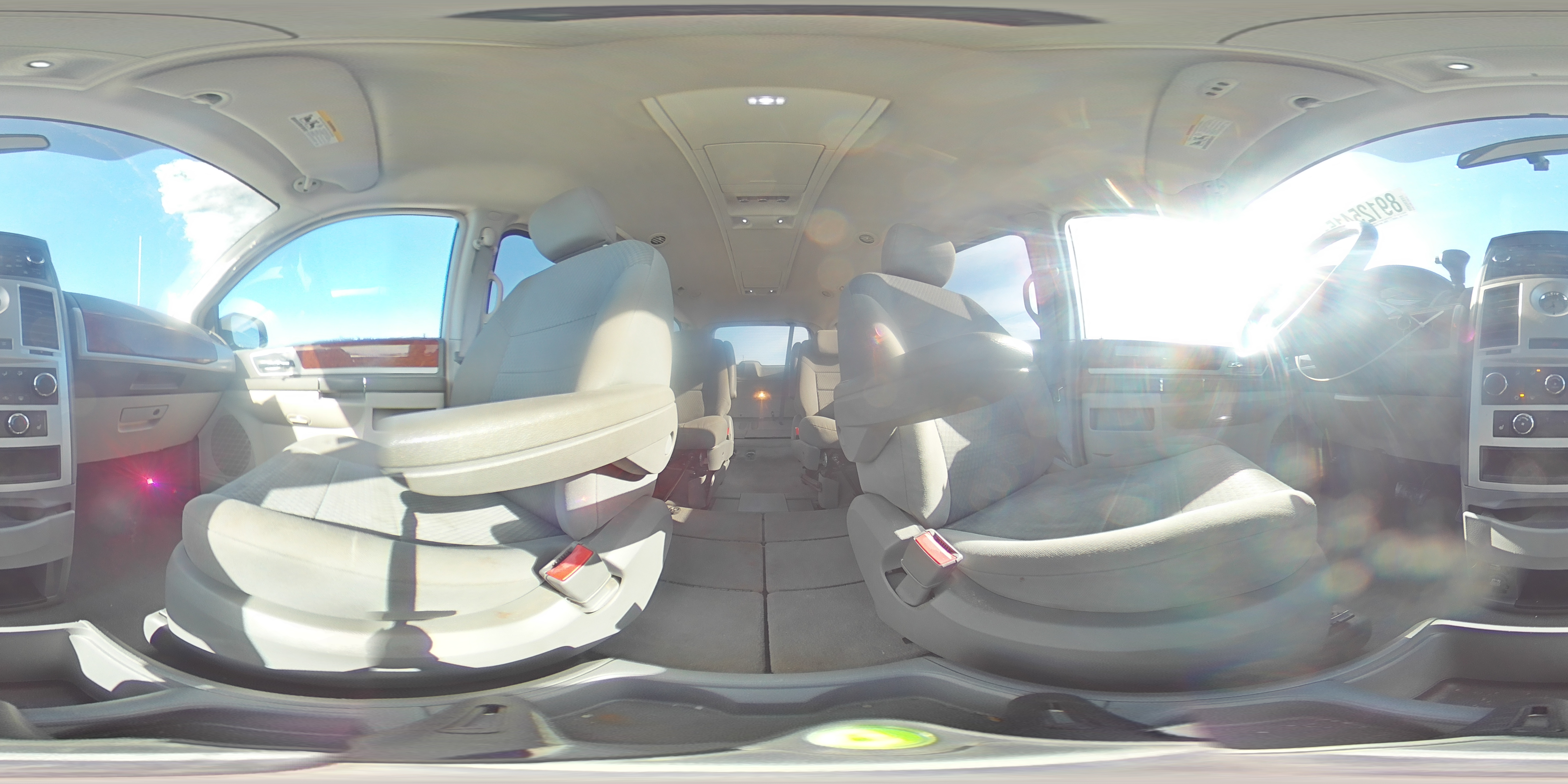 2009 Chrysler Town & Country VIN 2A8HR54179R552776 Copart auction photo, front end / side damage thumbnail 13