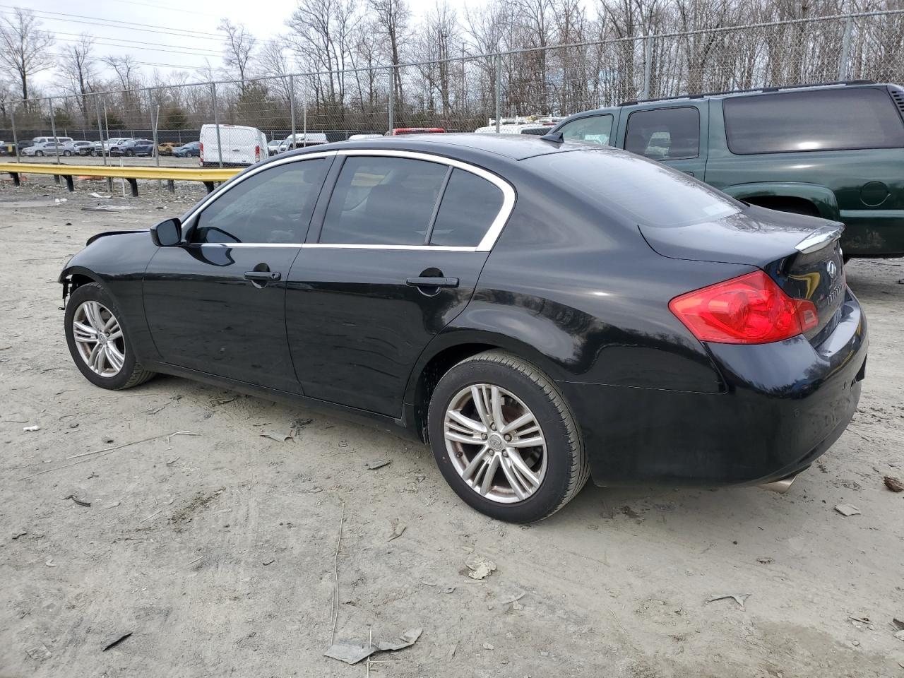 2011 Infiniti G VIN JN1CV6AR8BM400630 Copart auction photo, front end / minor dent/scratches damage thumbnail 2