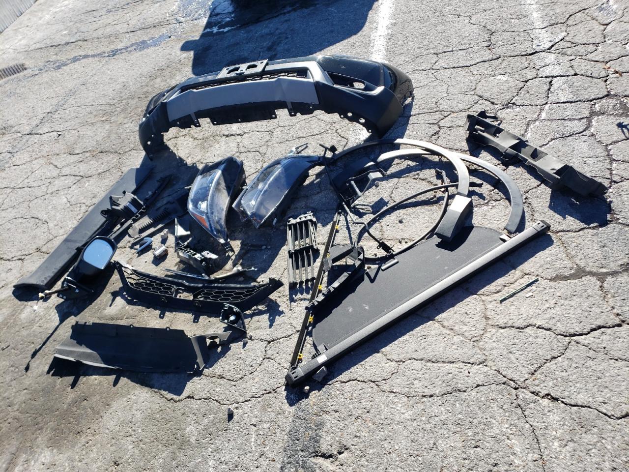 2019 Honda CR-V VIN 7FARW2H82KE010629 Copart auction photo, front end / rear end damage thumbnail 13
