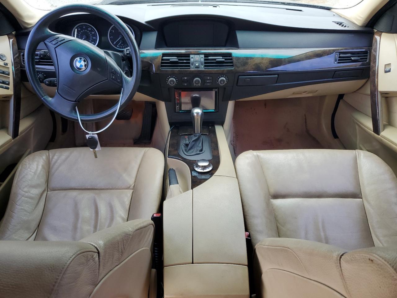 2005 BMW 5er VIN WBANA73565B814472 Copart auction photo, front end damage thumbnail 8