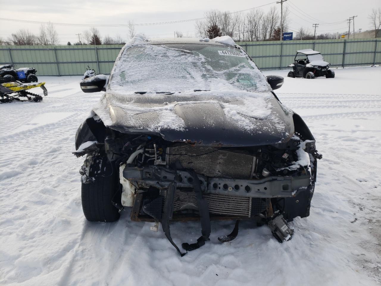 2014 Ford Escape VIN 1FMCU0J9XEUE48983 Copart auction photo, front end damage thumbnail 5