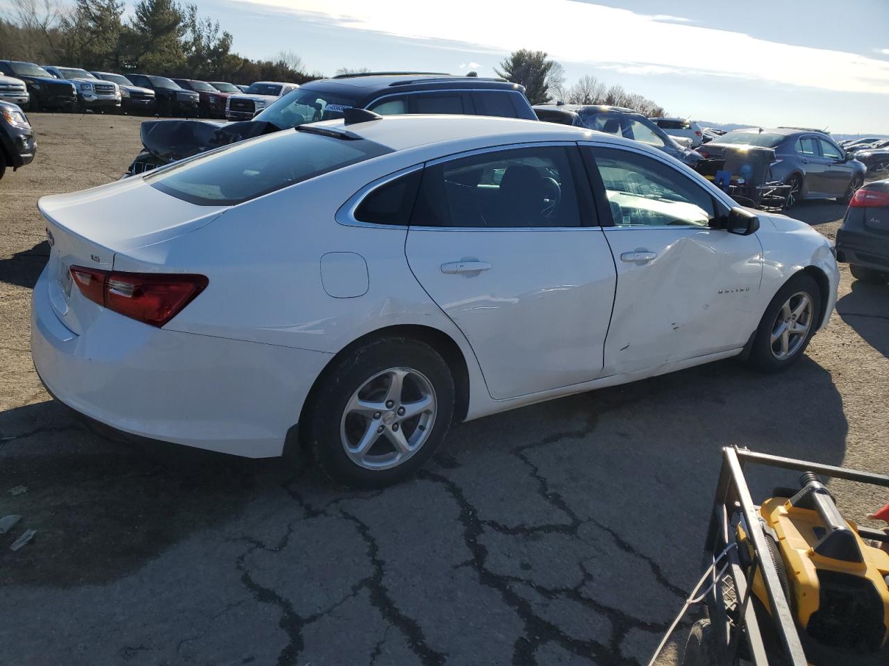 2016 Chevrolet Malibu VIN 1G1ZB5ST2GF321625 Copart auction photo, front end / side damage thumbnail 3