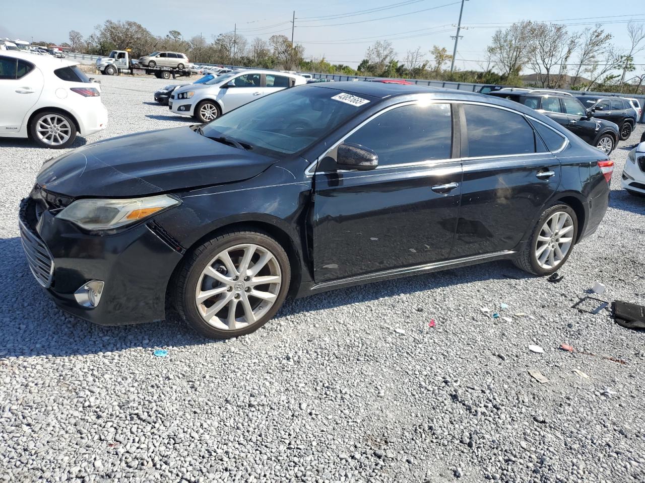 2014 Toyota Avalon VIN 4T1BK1EB2EU091156 Copart auction photo, top/roof damage thumbnail 2