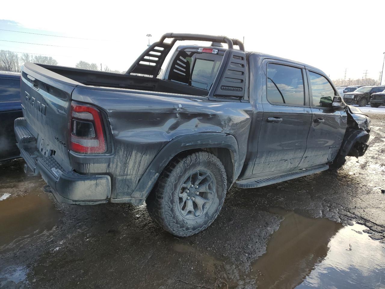 2022 RAM 1500 VIN 1C6SRFU97NN144091 Copart auction photo, front end / all over damage thumbnail 3