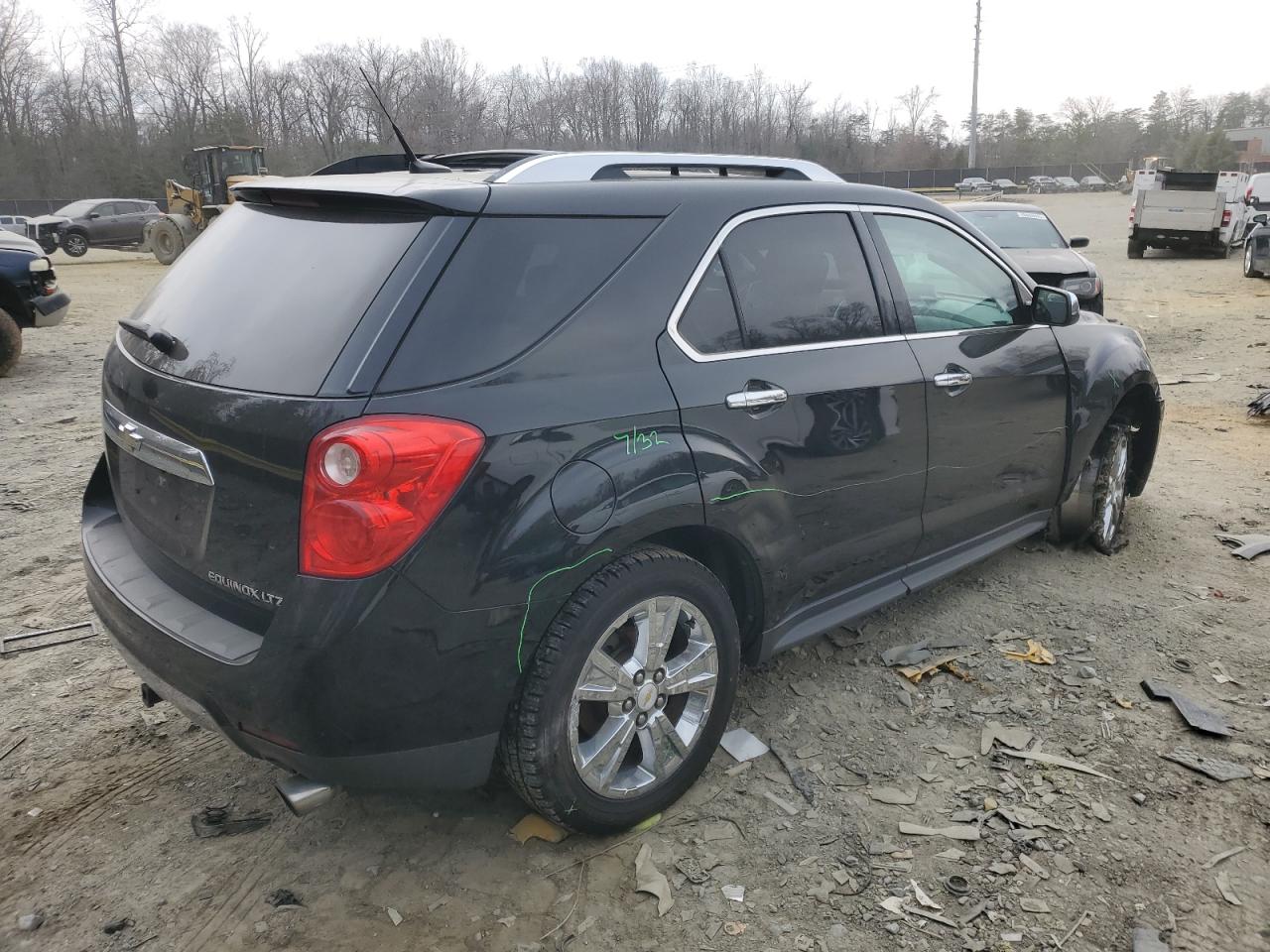 2011 Chevrolet Equinox VIN 2CNFLFE52B6291809 Copart auction photo, side damage thumbnail 3