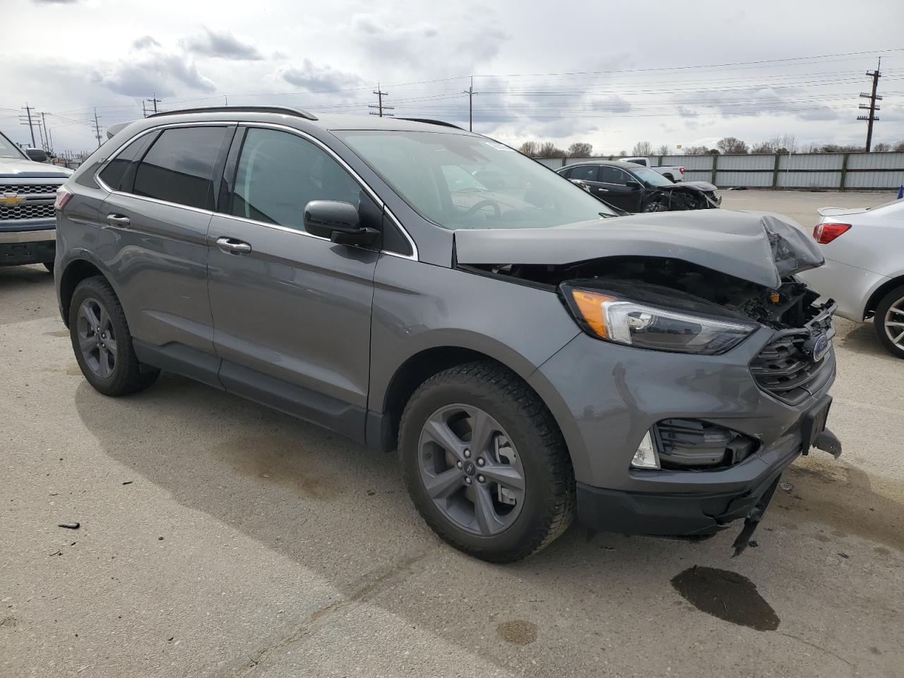 2022 Ford Edge VIN 2FMPK4J93NBB11379 Copart auction photo, front end damage thumbnail 4